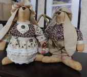 Куклы Тильды - Винтажные зайцы