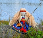 Вязаные куклы - Саамка