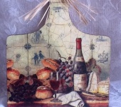 Предметы для кухни - Декоративная доска  " Старое вино "