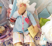 Куклы Тильды - Тильда-Ангел сна-Сплюшка