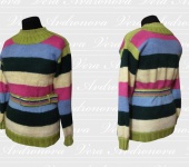 Кофты и свитера - Вязаный пуловер и пояс