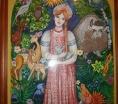 Рисунки и иллюстрации - Картина "Красавица в лесу"