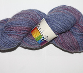 Шитье, вязание - ЭкоПряжа ручного крашения RainbowYarn расцветка "Черничный Йогурт"