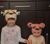 Одежда для девочек - Шапка-панда детская