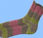 Носки и гольфы - Вязаные носки ручной работы №8