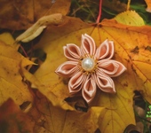 Броши - Брошь-цветок "Пастель"