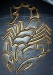 Верхняя одежда - Объёмное изображение (давлёнка) "Скорпион"