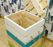 Мебель - Ящик из массива сосны