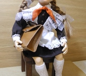 Другие куклы - Авторская кукла "Пионерка"