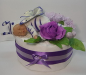 Для новорожденных - Торт "Дитя роз"