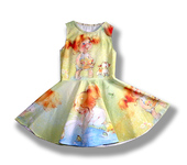 Одежда для девочек - Платье детское "Лето в деревне" фотопринт