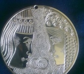 Другие аксессуары - Медаль на бракосочетание "Иван да Марья"