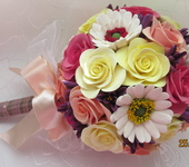 Цветы - Букет невесты из полимерной глины
