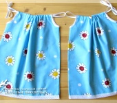 Одежда для девочек - 2 сарафана для близнецов, "Ромашки"