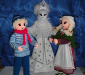 Вязаные куклы - Снежная Королева