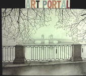Рисунки и иллюстрации - картина"Туманный Петербург.Старо-Калинкин мост"