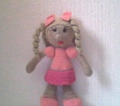 Вязаные куклы - кукленка Маричка