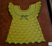 Одежда для девочек - Летний сарафан-туника для девочки "Лимончик"