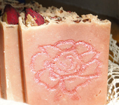 Мыло ручной работы - "Изысканная роза" натуральное мыло с нуля