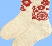 Носки и гольфы - Вязаные носки ручной работы №6