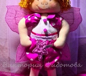 Другие куклы - Кукла текстильная "Озорная феечка"