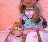 Другие куклы - интерьерная текстильная авторская кукла (две куклы в паре)