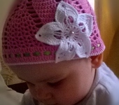 Одежда для девочек - Летняя шапочка для малыша 6- 10 месяцев