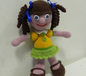 Вязаные куклы - Кукла Алиска