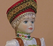 Другие куклы - Девочка в народном костюме.