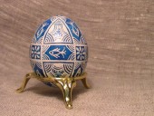Обереги, талисманы, амулеты - Славянская писанка на курином яйце.