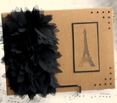 Сумки, рюкзаки - Клатч-конверт "Париж,я люблю тебя!"