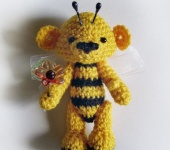Вязаные куклы - Пчелка Миша.