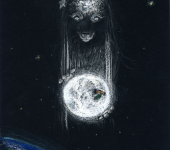 Рисунки и иллюстрации - Рождение Луны