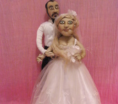Подарки на свадьбу - Куклы "Жених и невеста"