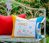 Элементы интерьера - Декоративная подушка " Honey "