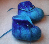 Обувь для детей - Пинетки валяные из натуральной шерсти