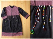 Одежда для девочек - Джинсовое платье в этническом стиле