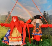 Подарки на свадьбу - Неразлучники, русские народные свадебные куклы