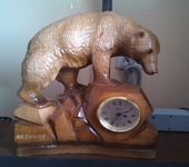 Часы - часы медведь