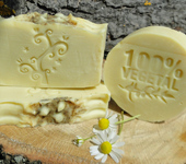 Мыло ручной работы - "Солнечная кастилья" натуральное детское оливковое мыло с нуля