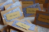 Свадебные аксессуары - Посадочные карточки "На песке"