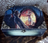 Шкатулки и копилки - Шкатулка  деревянная для хранения мелочей  "Магия Зеркал"