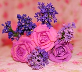 Цветы - Букет из роз и сирени "Charm"
