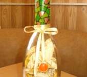 Декоративные бутылки - Бутылка "Мозаика"