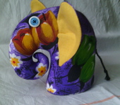 Куклы Тильды - Интерьерная текстильная игрушка Слон «Весенний»