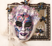 Интерьерные маски - Интерьерная маска-панно "Полет мечты"