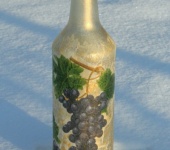 Декоративные бутылки - Бутылка для домашнего вина.