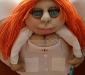 Другие куклы - Кукла попик "Медсестра"