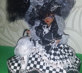 Оригинальные подарки - Кукла-шкатулка "Шахматная королева"