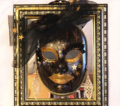 Интерьерные маски - Интерьерная маска-панно "Полуночная тайна зазеркалья"
